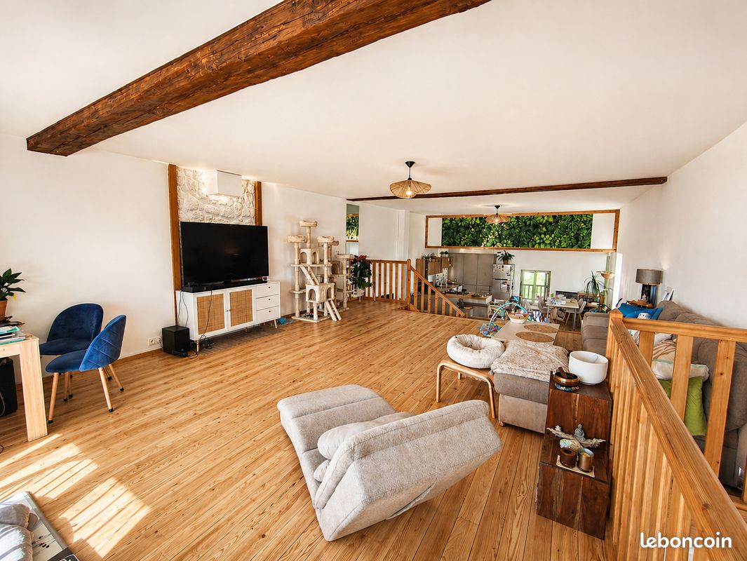 Maison de village rénovée – 162 m² – Pièce de vie 90 m²