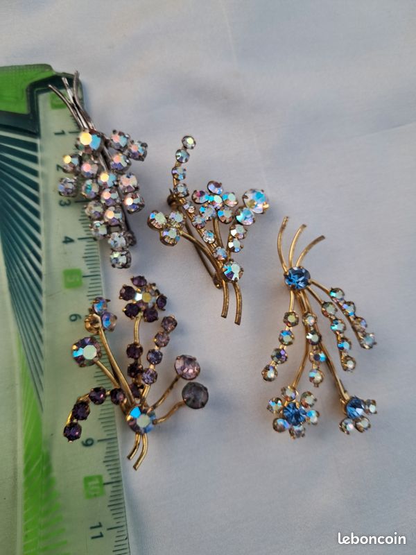 Lot broches vintage. Aurora Borealis (image 5)