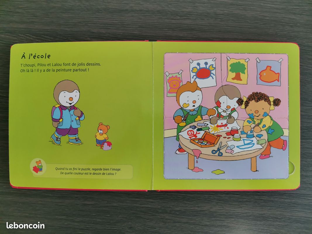 Le livre-puzzle de T’choupi 3 pièces (image 2)