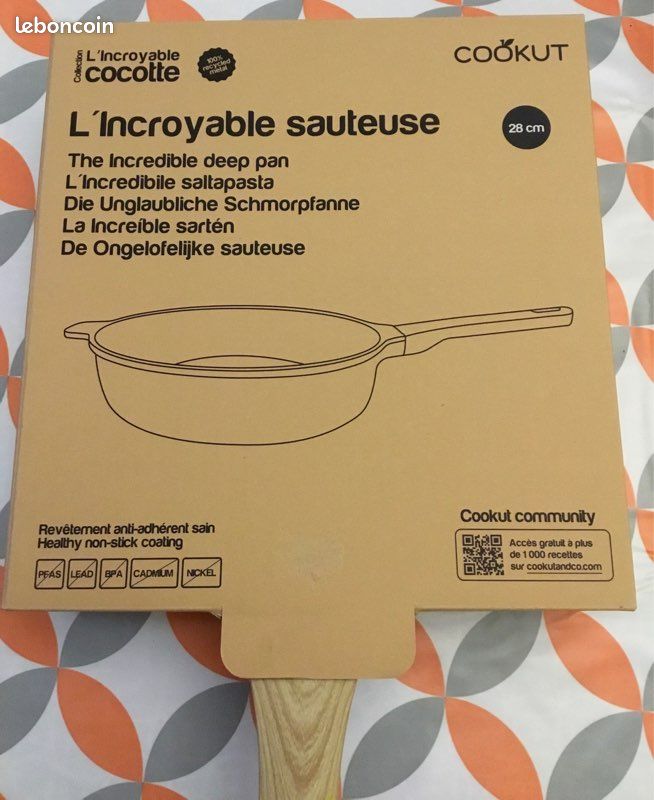 NEUF Cookut l’incroyable sauteuse 28cm coloris graphite (image 4)