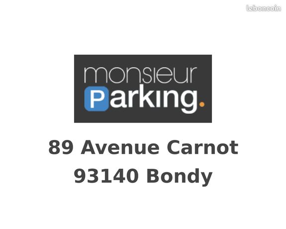 Parking/box Bondy