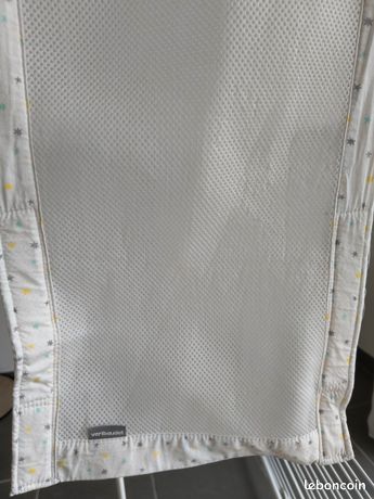 Tour De Lit Bébé Respirant Vertbaudet - Maille Filet étoiles, 180x30cm, Label Oeko-Tex