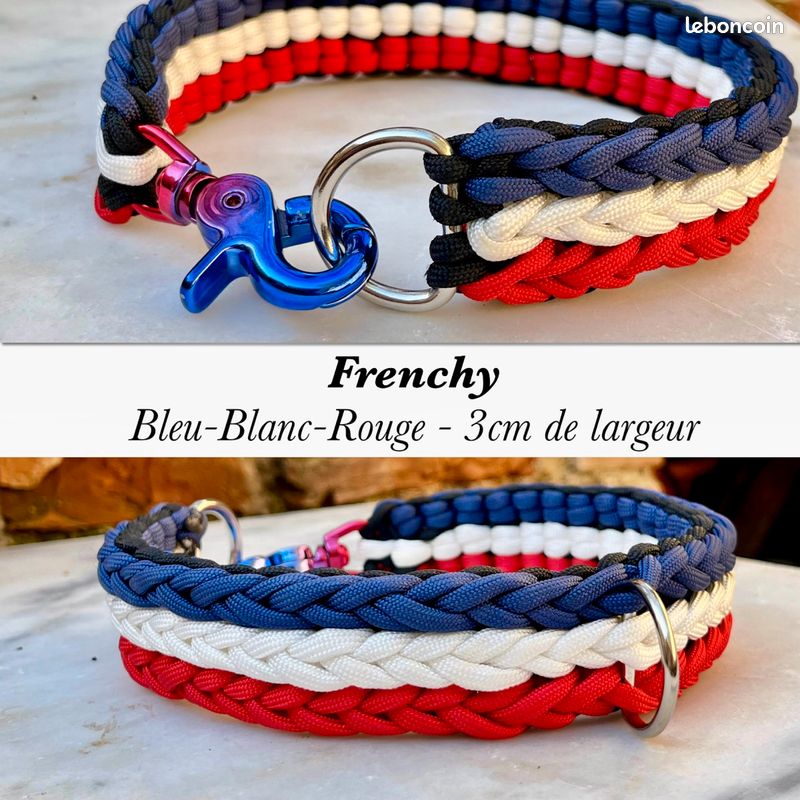 Chien Collier Corde Unique (image 4)