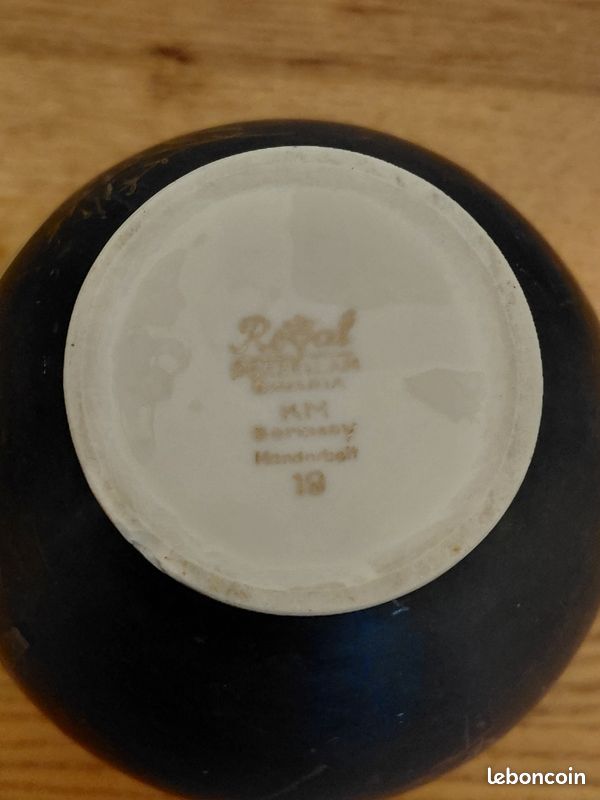 Vase boule Porcelaine ROYAL Bavaria Allemagne (image 5)