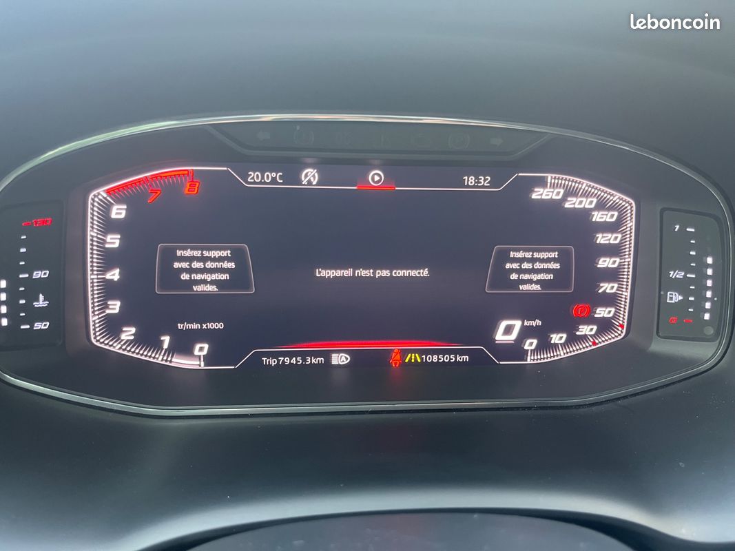 SEAT ATECA 1.5 TSI 150 ACT FR START-STOP CARPLAY RADAR DE RECUL VIRTUAL COCKPIT CLIMATISATIOn (image 23)