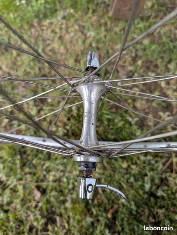 Roue avant mavic ma2 + campagnolo + continental ultra sport (image 4)