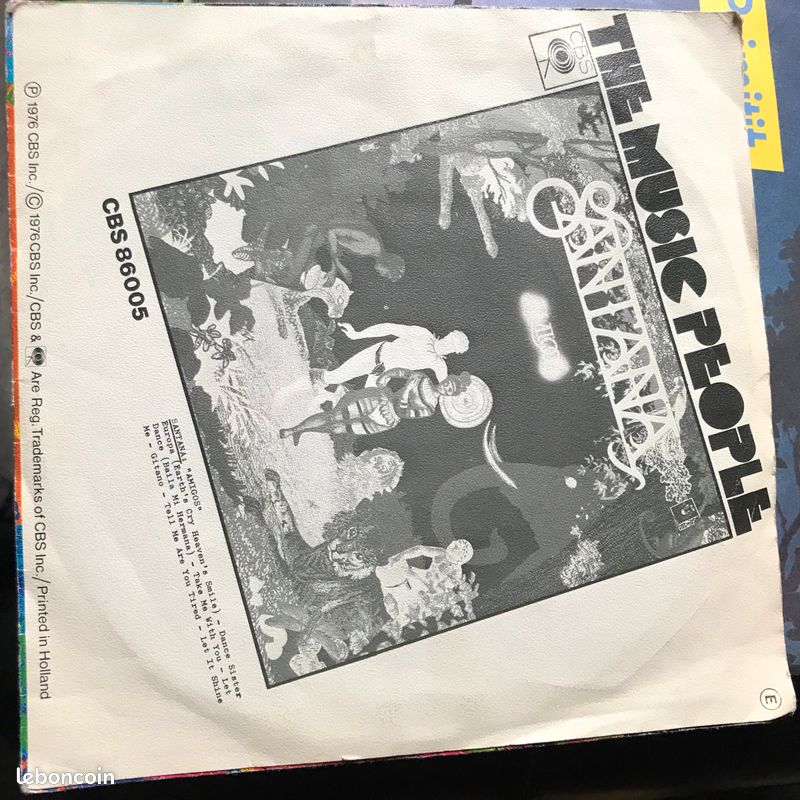 Vinyle 45t Santana EUROPA (image 1)