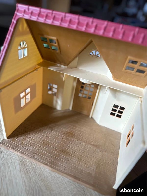 Maison Sylvanian Families – Très bon état – Sans accessoires – Il manque l’étage (image 6)