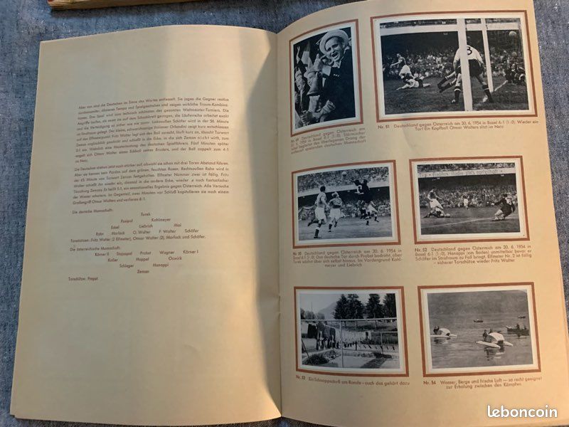 Album De Collection Coupe Du Monde 1954 Vogelsang Complet - Avec Autographe De Fritz Walter
