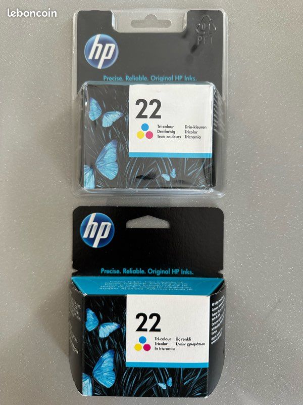 Cartouche d’encre HP n• 22 couleur (image 1)