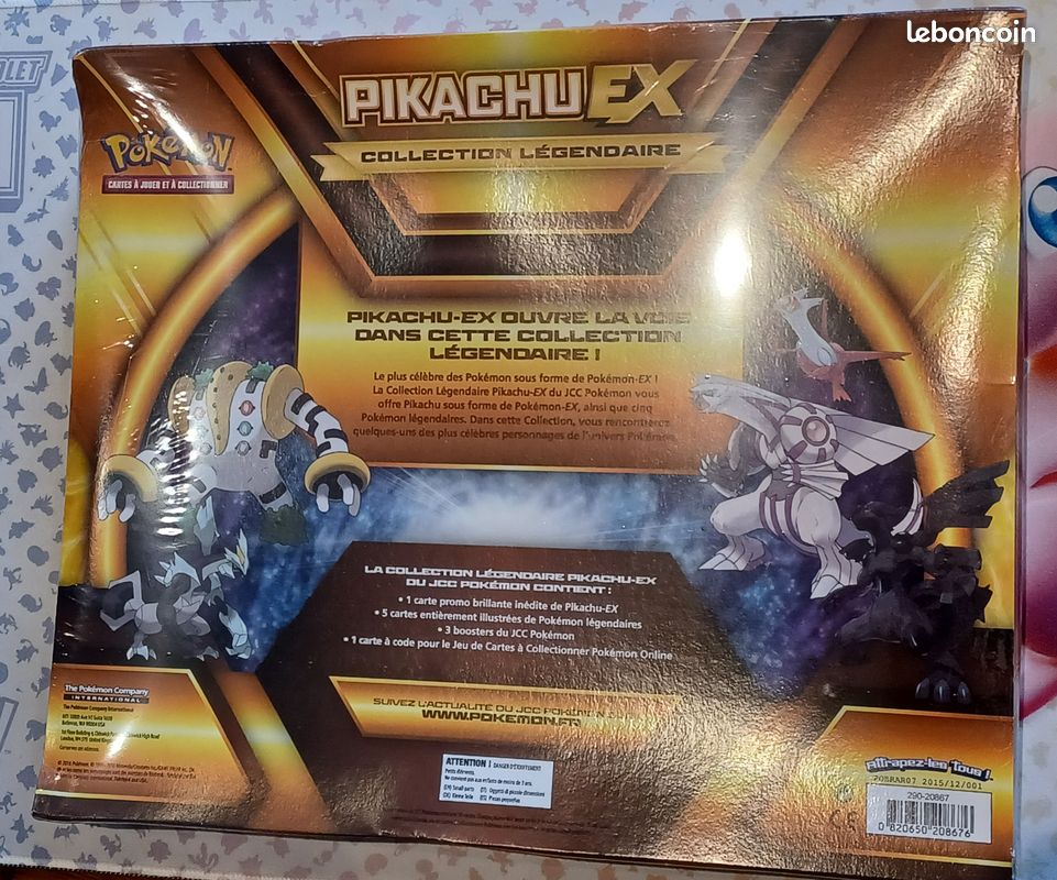 Pokemon Coffret Pikachu Ex collection légendaire Neuf Scellé