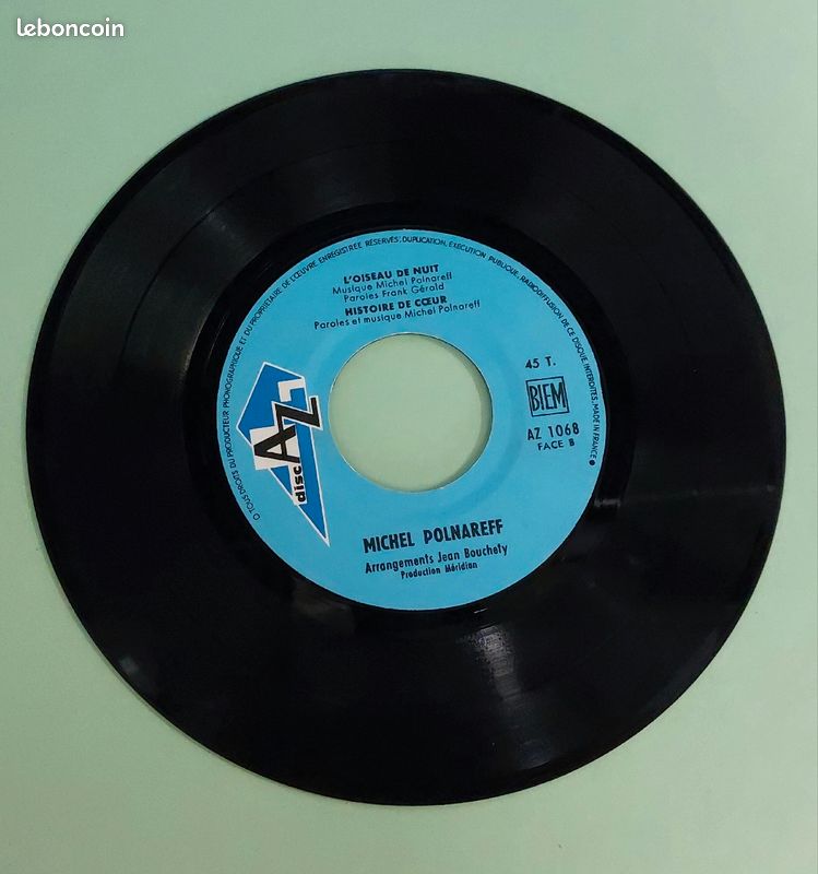 45T vinyle, "Michel Polnareff " (image 5)