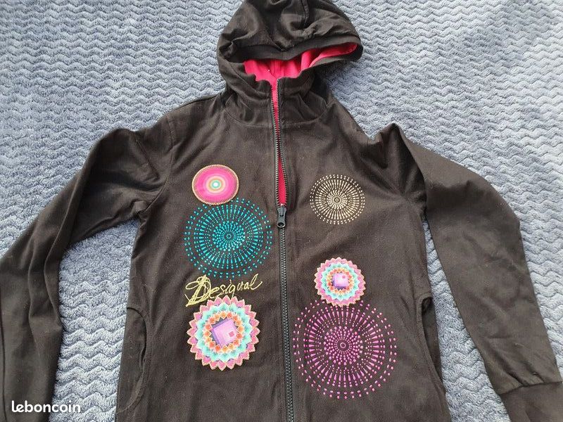 Gilet désigual zippé 11 ans (image 3)