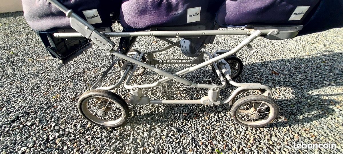 Triple Stroller Roue Poussette Triple Inglesina Poussette Triple