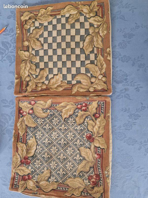 Plaid et 2 coussins Tapisseried'Halluin Jules Pansu (image 4)