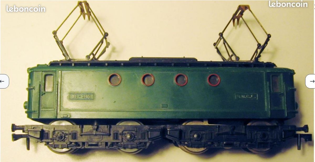 Meccano HORNBY Ref 6382 - Locomotive électrique BB-8144 SNCF - acHO HO