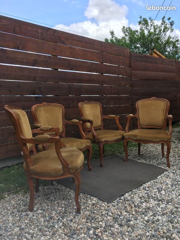 Fauteuils cabriolets louis 15 (image 2)