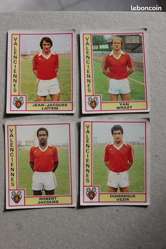 Vignette PANINI Football 1980 France IMAGE pour Album Sticker équipes de Sochaux, Strasbourg, Valencienne, Besançon - Collection