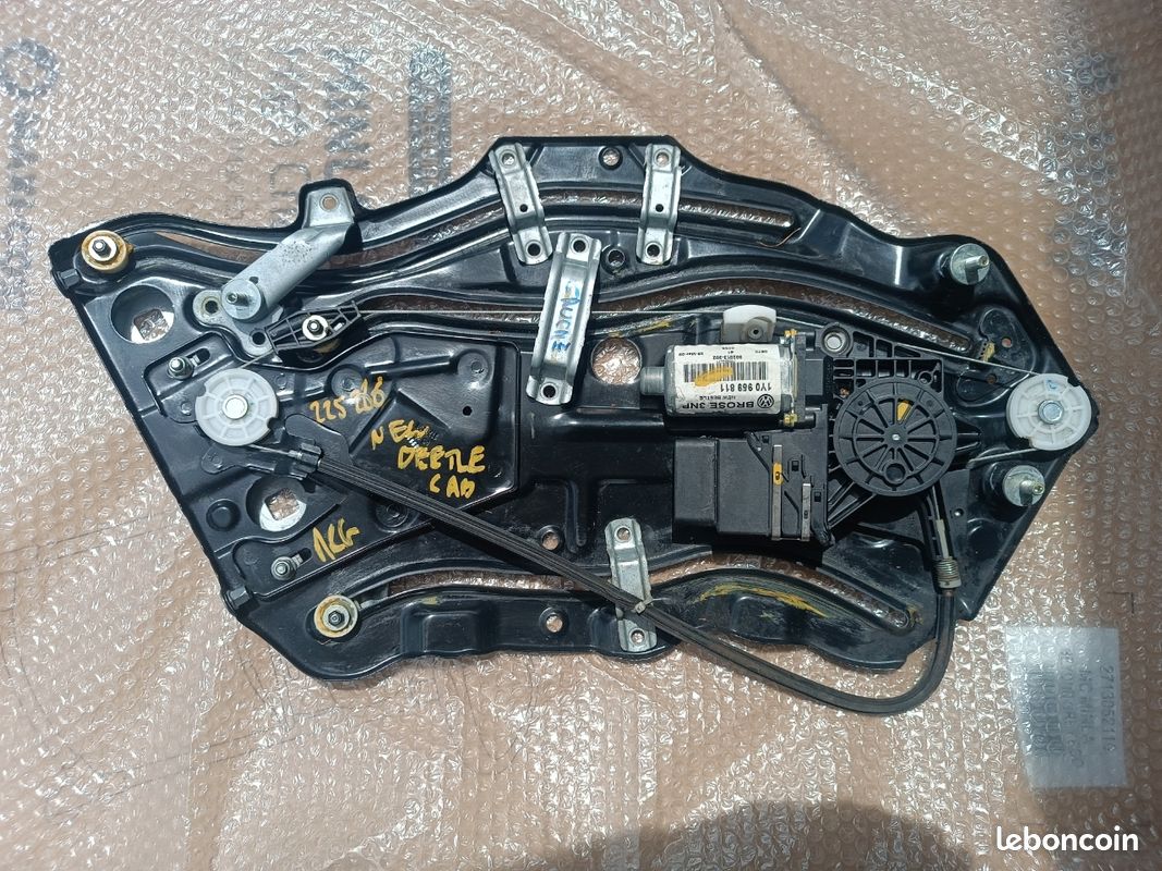 Lève-vitre électrique Avant Gauche VW New Beetle Cabrio - Pièce Neuve Étoile Noire, Référence 1CM 898655