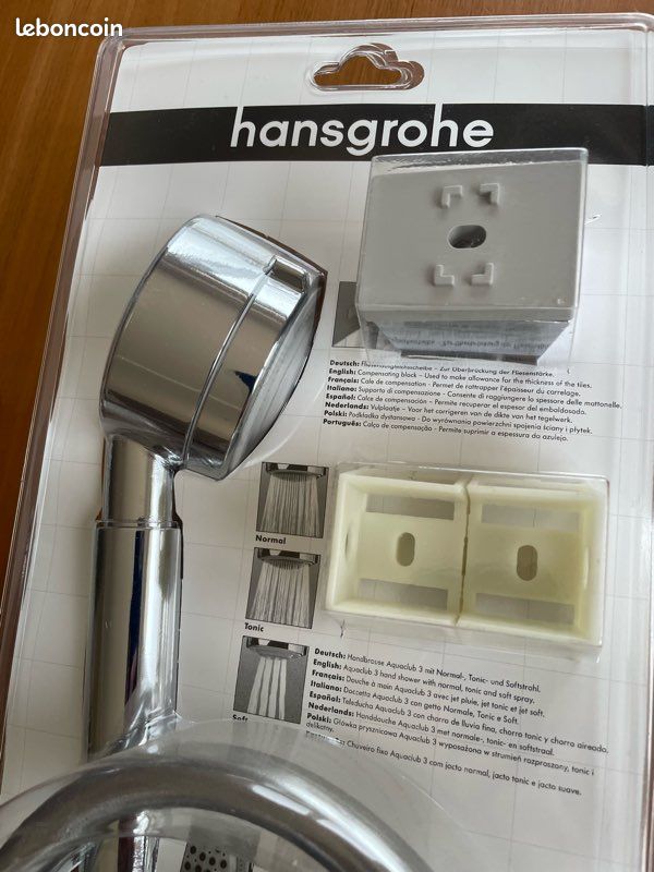 HANSGROHE Set de douche AQUACLUB 3 set NEUF sous blister (image 5)