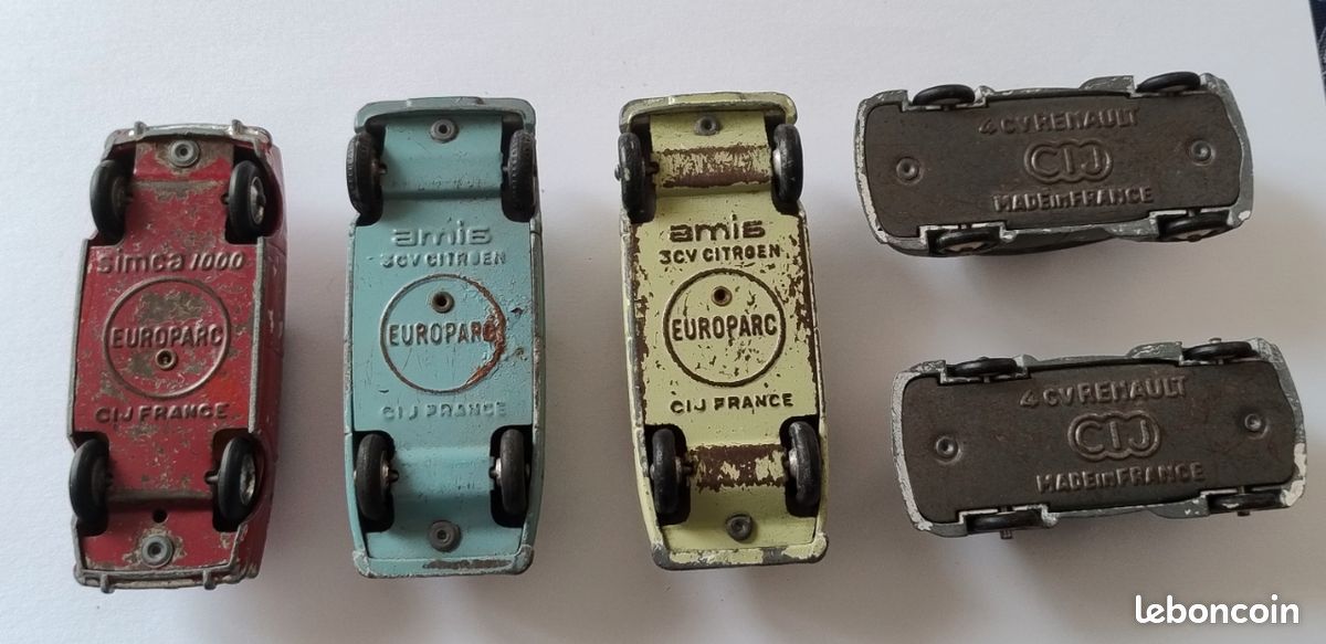Voiture Miniature CIJ France - EUROPARC Amis 3CV Citroën - Fabrication Française