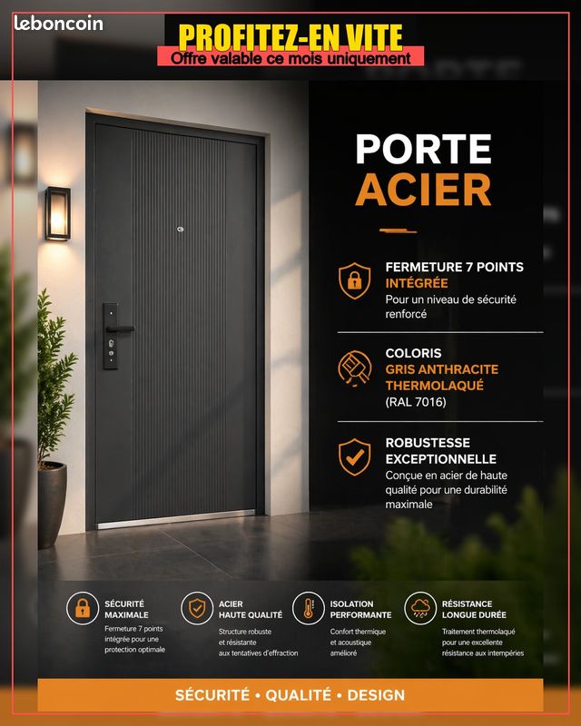 Porte acier (image 1)