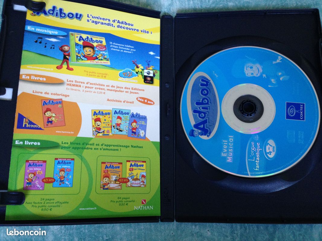 Cd rom Adibou Pc/Mac l'orgue fantastique: éveil musical pour les 4-7 ans (image 2)