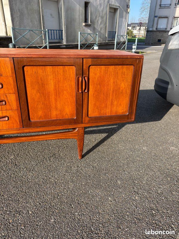 Ancienne grande enfilade scandinave teck vintage (image 16)