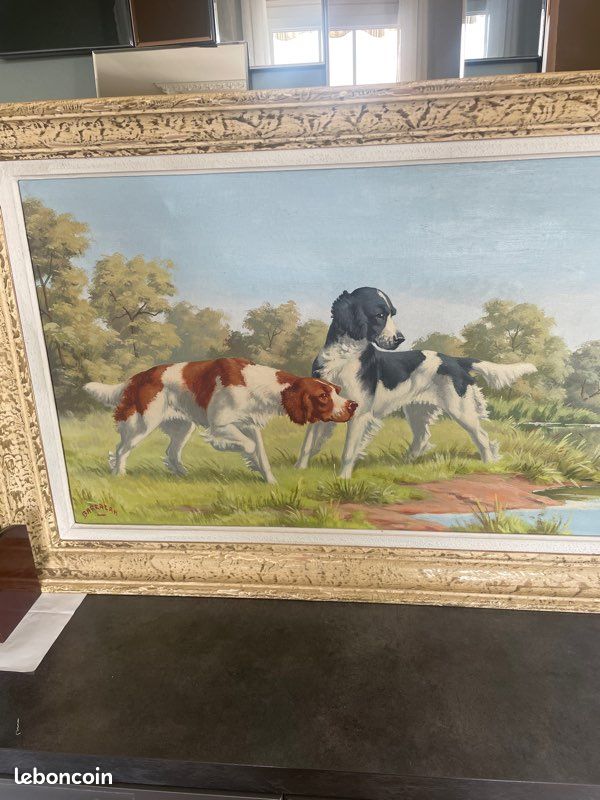 CHIENS DE CHASSE À L'ARRÊT SUR UN CANARD. Par Barracan (image 4)