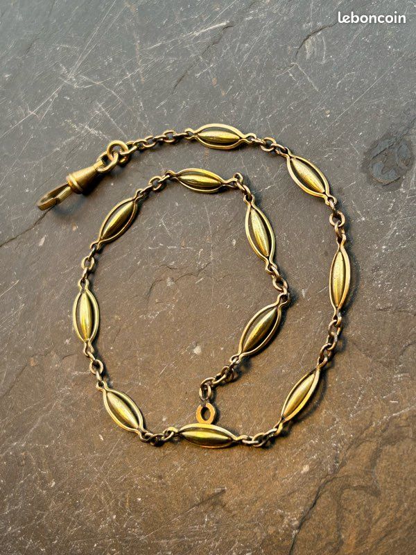 Chaîne Pour Montre De Poche Ancienne - Bon état, Vintage, Sans Marque
