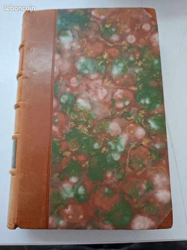 2549: Lanza del Vasto Le pelerinage aux sources edition Denoel reliure demi cuir (image 3)