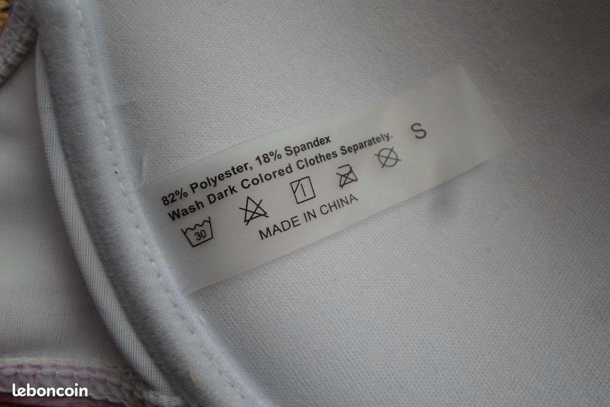 Maillot bain 2 pièces taille S (image 4)