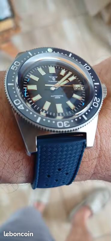 Montre de Plongée Automatique Tandorio 41mm Style 62MAS - NH35A - 300M (Neuve) (image 6)