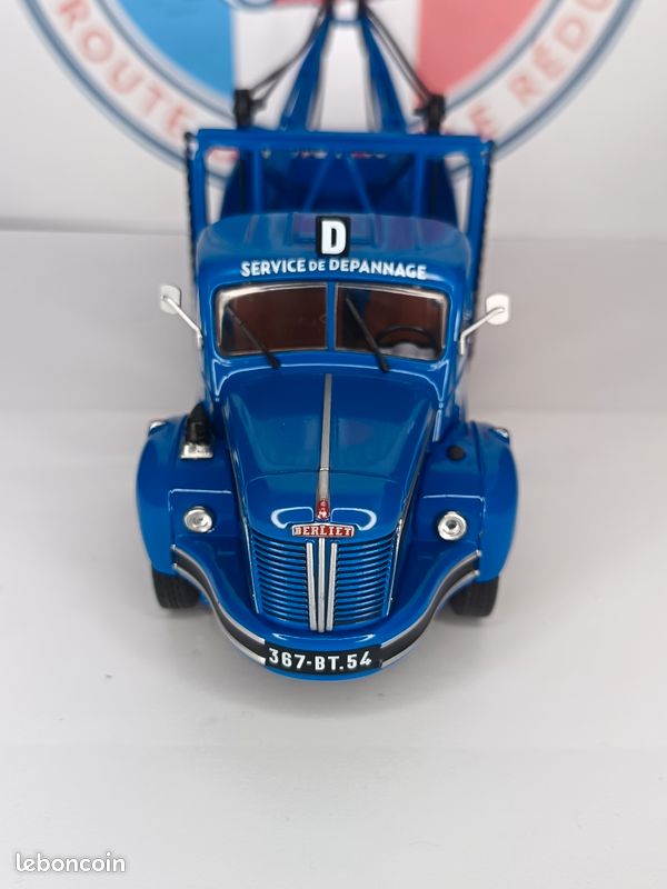 Modèle Réduit Berliet GLM 10 M3 6x4 Benne Bleue - Odeon 071 échelle 1/43, Neuf