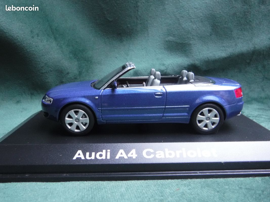norev 1/43 Audi A4 cabriolet bleu mint
