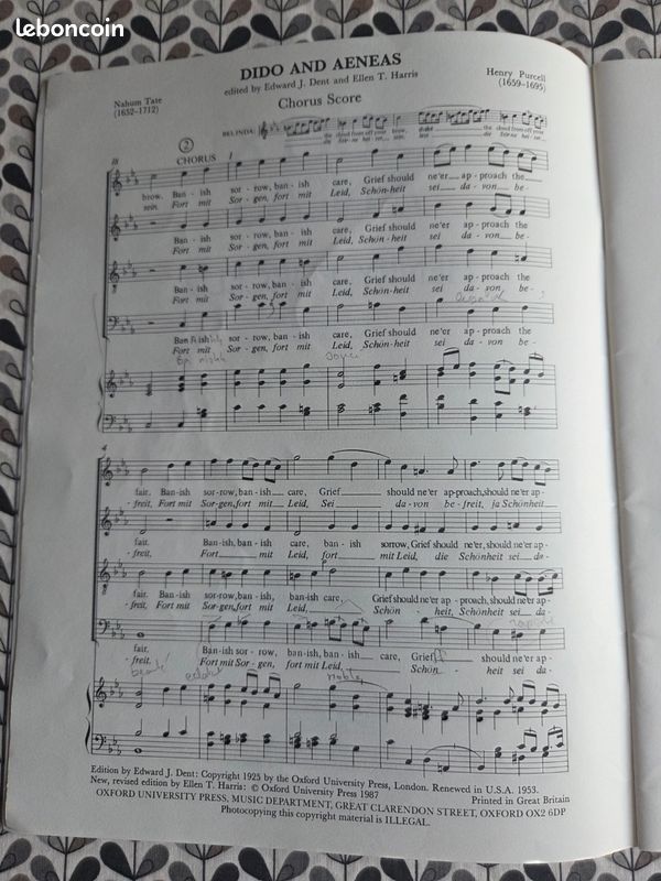 Partition pour chœur Didon et Enée (image 3)