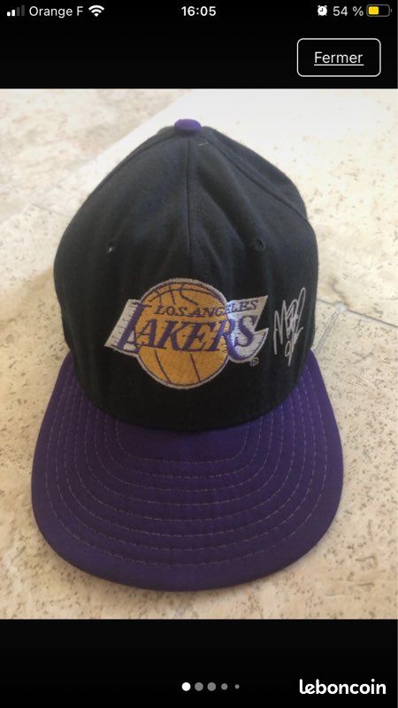 Casquette vintage Lakers (image 2)
