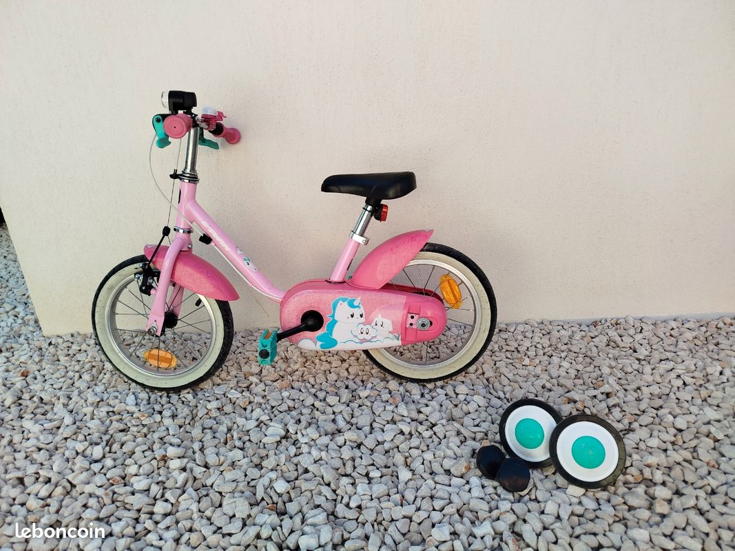 Vélo Btwin Velo Fille 16 Pouces Licorne Unicorn Velo Fille 16 Ans