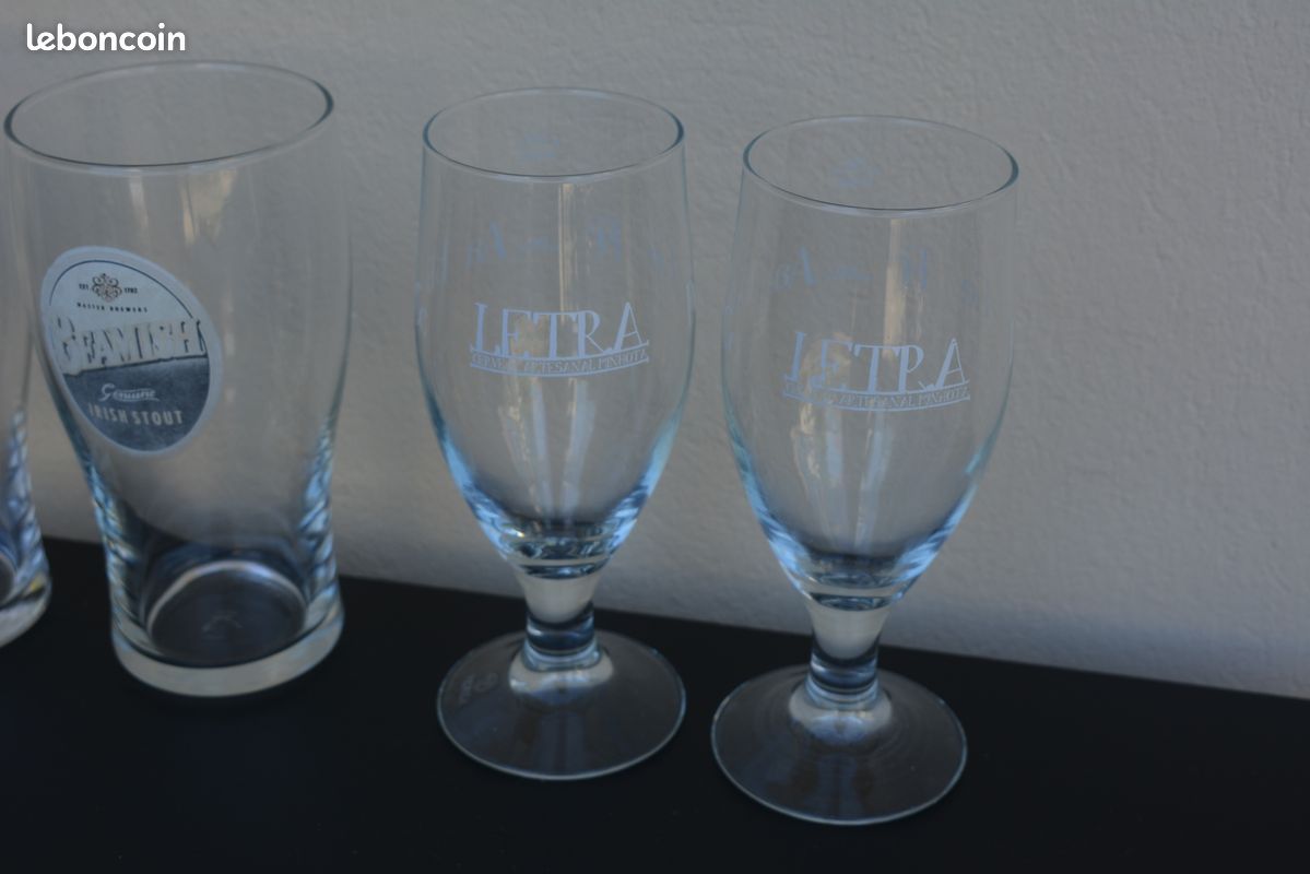 Lot de verres à bières dépareillés (image 4)