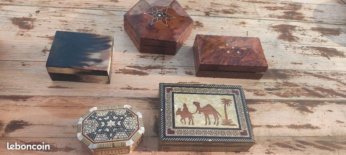 Boîtes à bijoux anciennes (image 1)