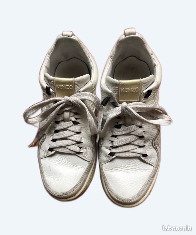 Baskets Kenzo en cuir taille 36 (image 1)