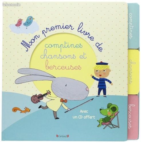 Mon premier livre de comptines, chansons et berceuses (image 1)