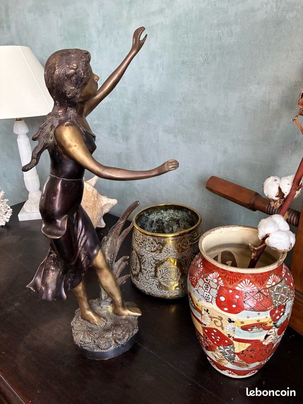 Statue femme en bronze art deco (image 6)
