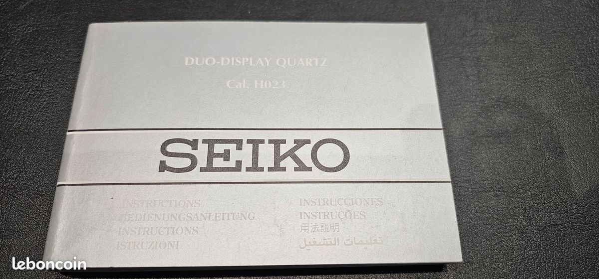 Seiko Sportura Minuteur Chronographe World Timer SNJ005P1 (image 5)