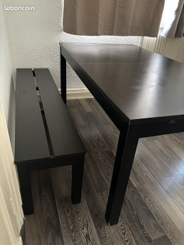 Table à manger + banc IKEA (image 2)