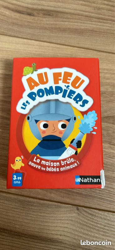 Au feu les pompiers - jeu de carte (image 1)