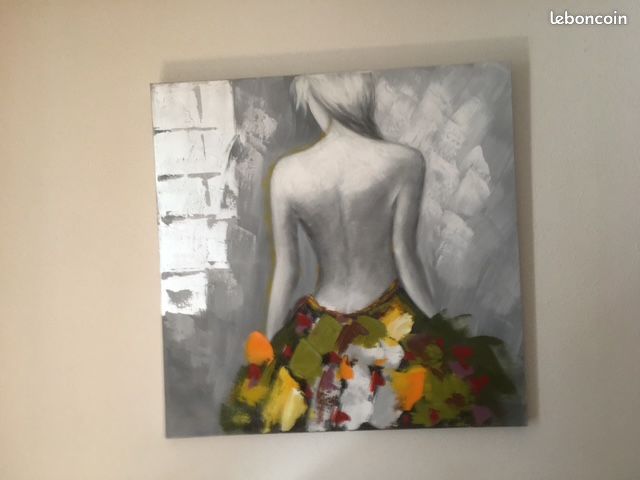 Tableau : femme ; nu de dos (image 1)