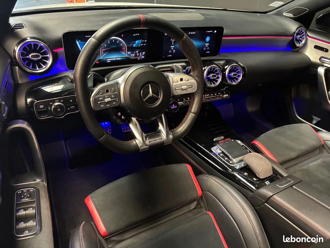 Mercedes classe a 35 amg 7g-dct / pack aéro / baquet / burmester / 2 pneus neufs (image 7)