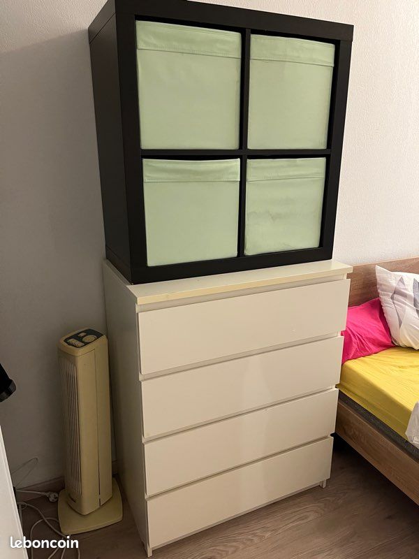 Commode blanche spacieuse (image 2)
