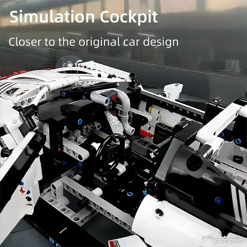 Modèle Porsche 911 – Jeu de Briques de Construction – Neuf (image 8)
